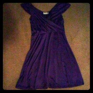 Overmal dress purple